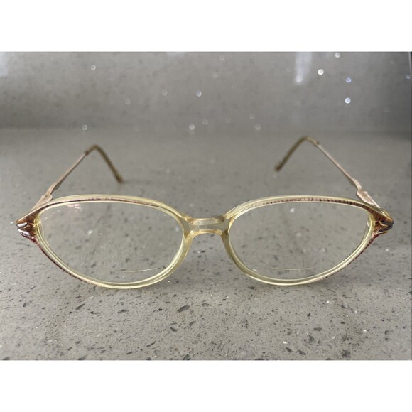 Bella Italia eyeglass frames ONLY 216 SKY 52-17-135 Full rim oval vintage - Picture 1 of 14